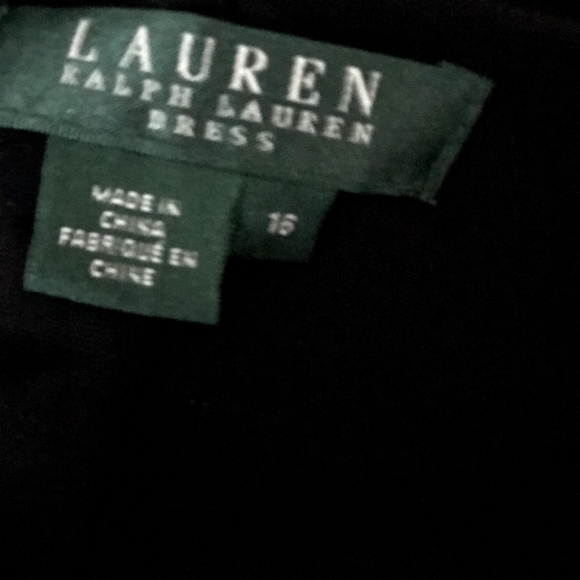 Ralph Lauren LRL Chain Link Pattern Dress Size 16 - Picture 3 of 5